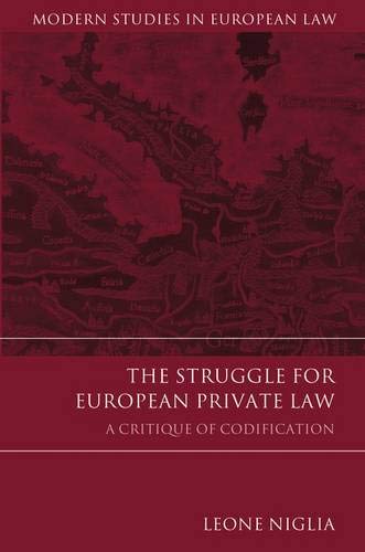 The Struggle for European Private Law A Critique of Codification [Hardcover]