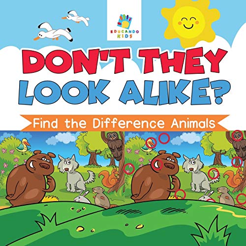 Don't They Look Alike Find the Difference Animals [Paperback]