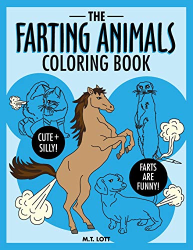 Farting Animals Coloring Book [Paperback]