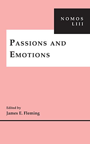 Passions And Emotions Nomos Liii [Hardcover]