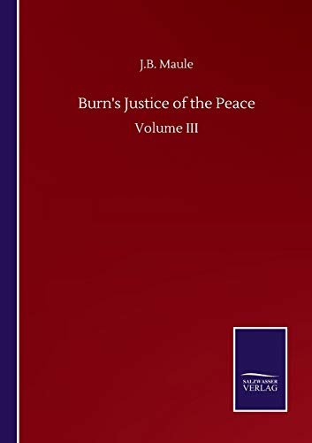 Burn's Justice Of The Peace