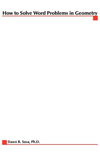 How To Solve Word Problems In Geometry (how To Solve Word Problems (mcgraw-Hill) [Paperback]