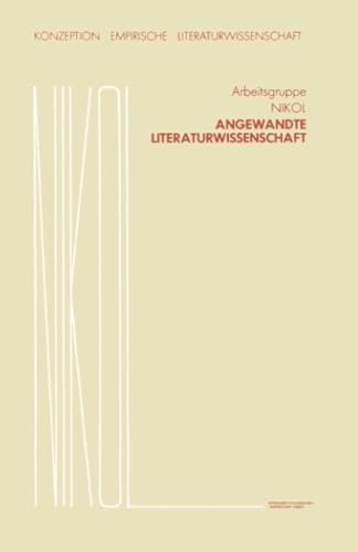 Angewandte Literaturwissenschaft [Paperback]