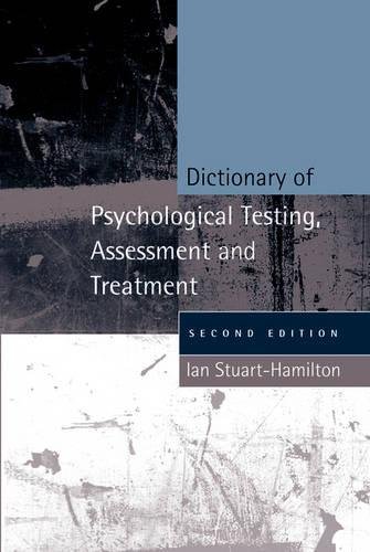 Dictionary of Psychological Testing [Paperback]