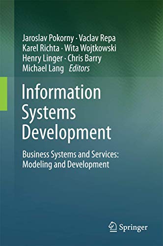Information Systems Development Business Systems and Services Modeling and Dev [Hardcover]