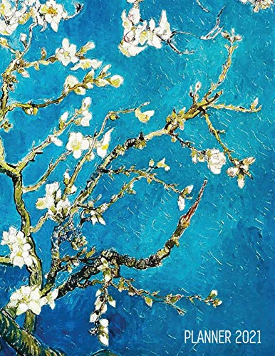 Vincent Van Gogh Planner 2021 Almond Blossom Painting - Artistic Impressionism