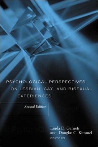 Psychological Perspectives on Lesbian, Gay, and Bisexual Experiences [Paperback]
