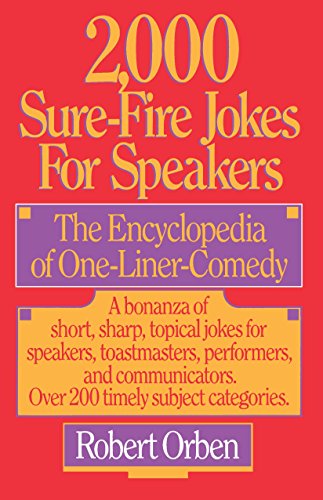 2,000 Sure-Fire Jokes for Speakers The Encyclopedia of One-Liner Comedy [Paperback]