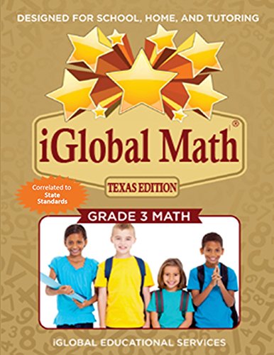 Iglobal Math, Grade 3 Texas Edition  Power Practice for School, Home, and Tutor [Paperback]