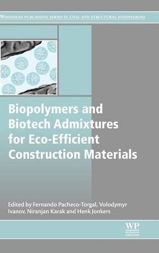 Biopolymers and Biotech Admixtures for Eco-Efficient Construction Materials [Hardcover]