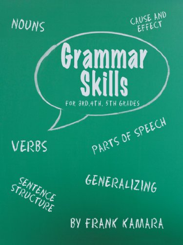 Grammar Skills For 3rd, 4th, 5th Grades [Paperback]