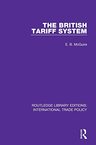The British Tariff System [Paperback]