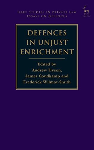 Defences in Unjust Enrichment [Hardcover]
