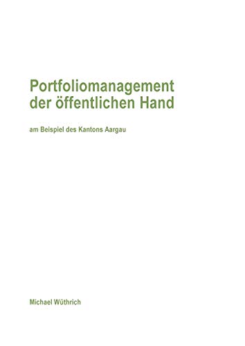 Portfoliomanagement Der Oeffentlichen Hand