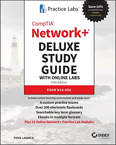 CompTIA Network+ Deluxe Study Guide with Online Labs Exam N10-008 [Hardcover]