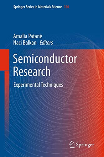 Semiconductor Research Experimental Techniques [Paperback]