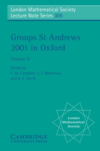 Groups St Andrews 2001 in Oxford Volume 2 [Paperback]