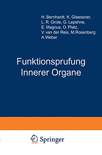 Funktionsprufung Innerer Organe [Paperback]