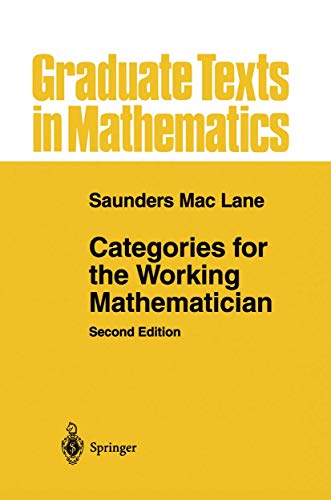 Categories for the Working Mathematician [Hardcover]