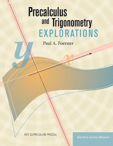 Precalculus And Trigonometry Explorations (blackline Activity Masters) [Paperback]