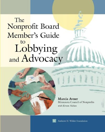 The Nonprofit Board Member's Guide to Lobbying and Advocacy [Paperback]