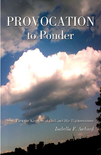 Provocation To Ponder [Paperback]