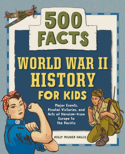 World War II History for Kids 500 Facts [Paperback]