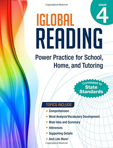 Iglobal Reading, Grade 4 Power Practice For School, Home, And Tutoring (iglobal [Paperback]