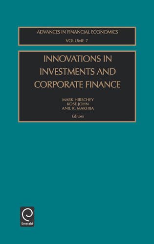 Innovations in Investments and Corporate Finance [Hardcover]