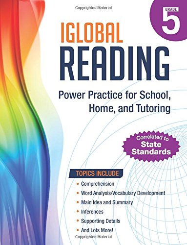 Iglobal Reading, Grade 5 Power Practice For School, Home, And Tutoring (iglobal [Paperback]