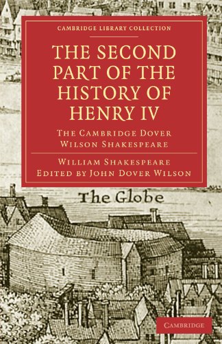 The Second Part of the History of Henry IV, Part 2 The Cambridge Dover Wilson S [Paperback]