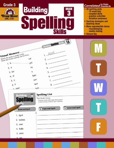 Building Spelling Skills Grade 3 [Paperback]
