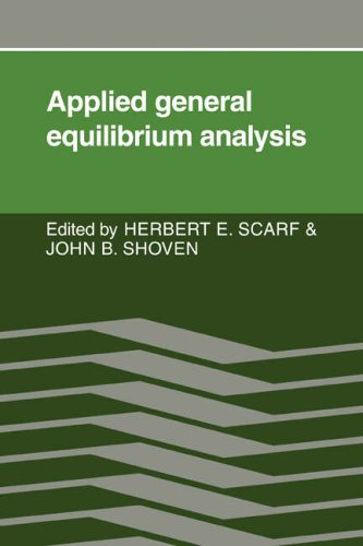 Applied General Equilibrium Analysis [Paperback]