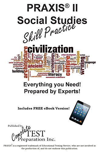 Praxis Ii Social Studies Skill Pracitce Practice Test Questions For The Praxis  [Paperback]