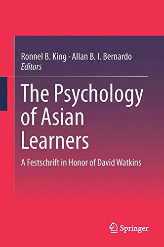 The Psychology of Asian Learners: A Festschrift in Honor of David Watkins [Hardcover]