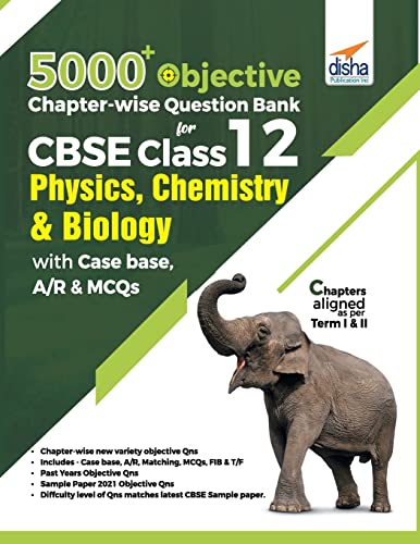 5000+ Objective Chapter-Wise Question Bank For Cbse Class 12 Physics, Chemistry