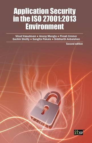Application Security In The Iso 27001 2013 Environment [Paperback]
