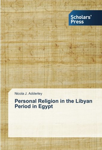 Personal Religion In The Libyan Period In Egypt [Paperback]