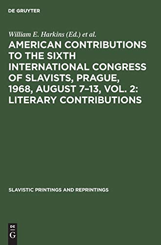 Literary Contributions  Aus - American Contributions to the Sixth International [Hardcover]