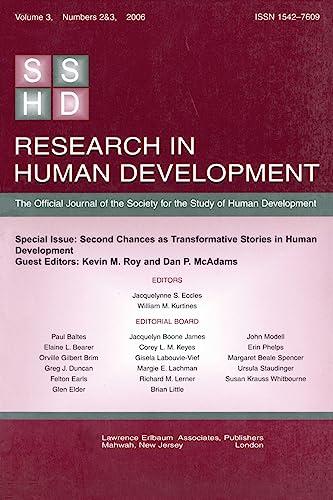 Second Chances As Transformative Stories Rhd V3 2&3 [Paperback]