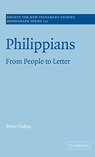 Philippians From People to Letter [Hardcover]