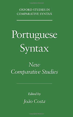 Portuguese Syntax New Comparative Studies [Hardcover]