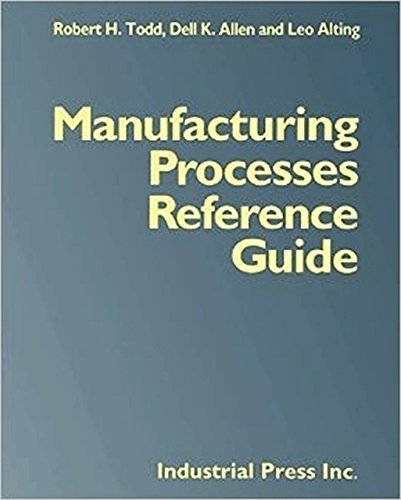 Manufacturing Processes Reference Guide [Paperback]