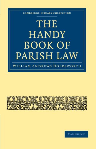 The Handy Book of Parish Law [Paperback]