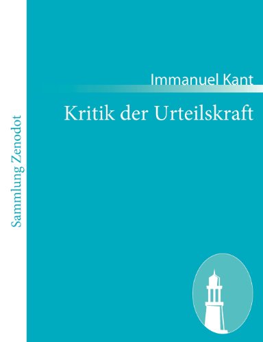 Kritik der Urteilskraft [Paperback]