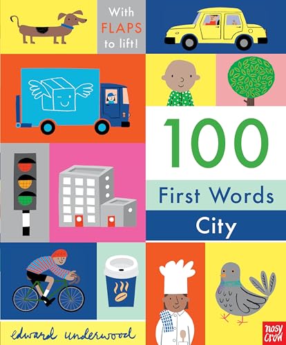 100 First Words City With Flaps to Lift [Board book]