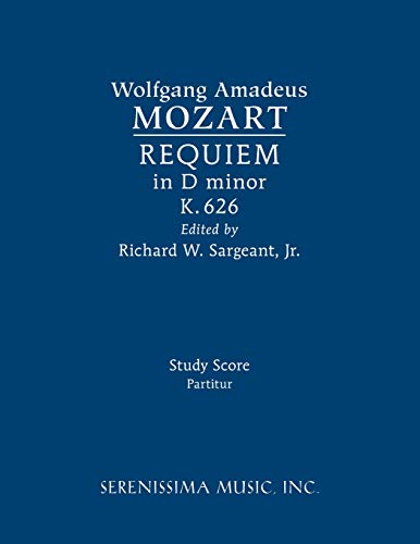 Requiem in d Minor, K. 626  Study Score [Paperback]