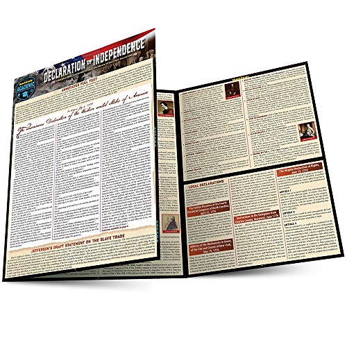 Declaration of Independence a QuickStudy Laminated Reference Guide [Fold-out book or cha]