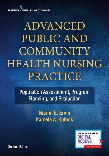 Advanced Public and Community Health Nursing Practice Population Assessment, Pr [Paperback]