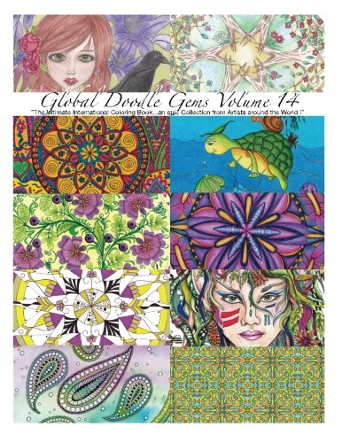 global Doodle Gems  Volume 14  the Ultimate Coloring Book...An Epic Collection [Paperback]